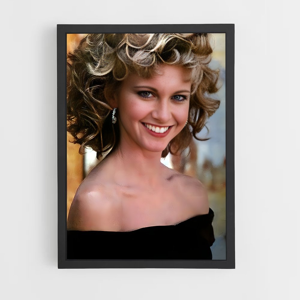 ap-olivia newton-john-7 cadre Noir