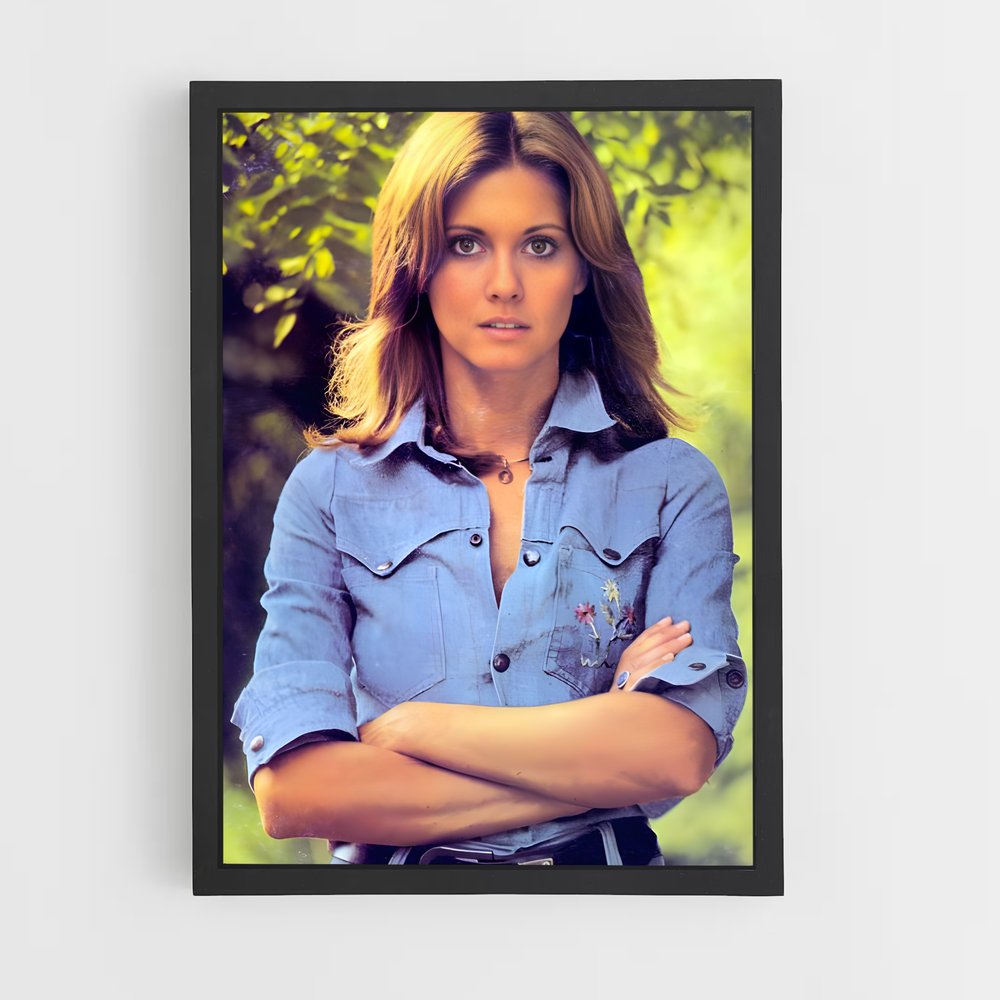 ap-olivia newton-john-9 cadre Noir