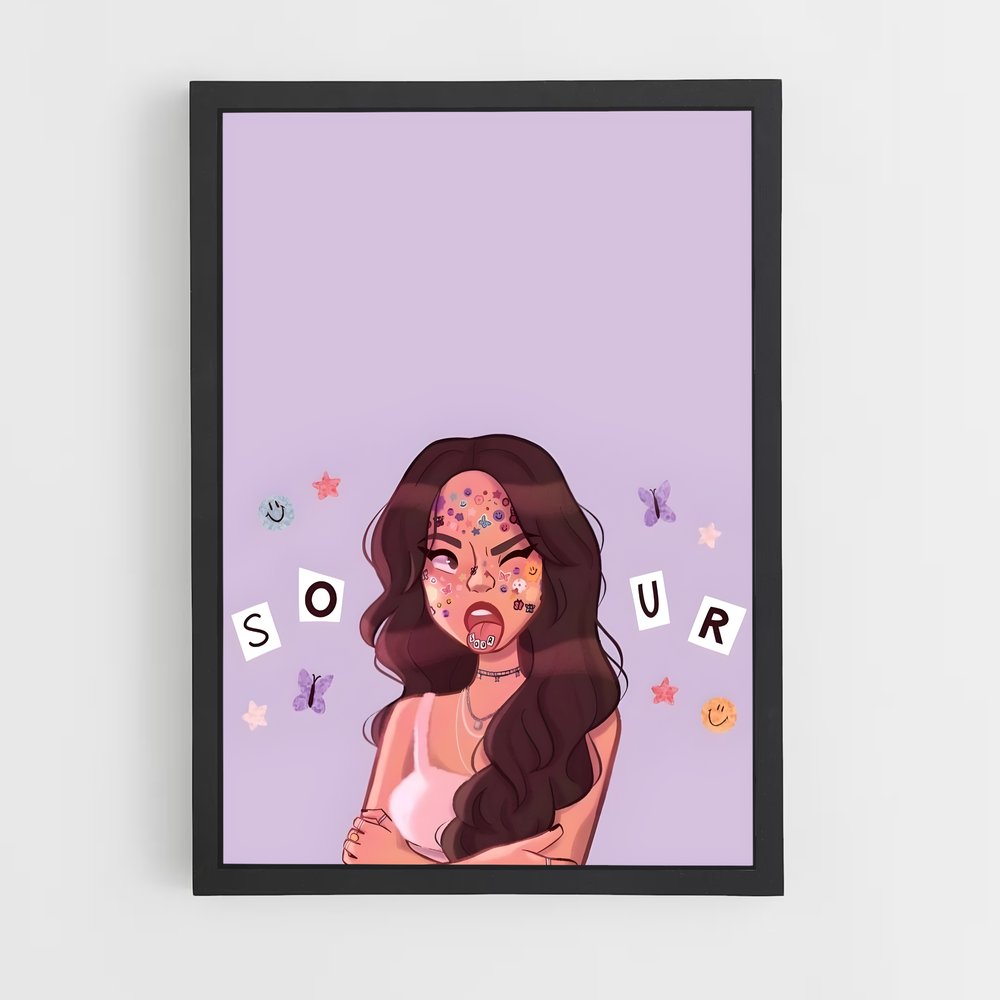 ap-olivia rodrigo-9 cadre Noir