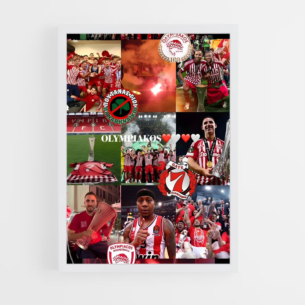 ap-olympiacos fc-5 cadre Blanc