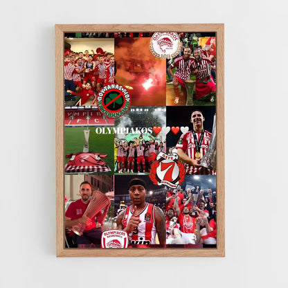 ap-olympiacos fc-5 cadre Bois clair
