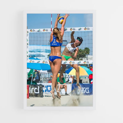 ap-olympic beach volleyball tournament-1 cadre Blanc