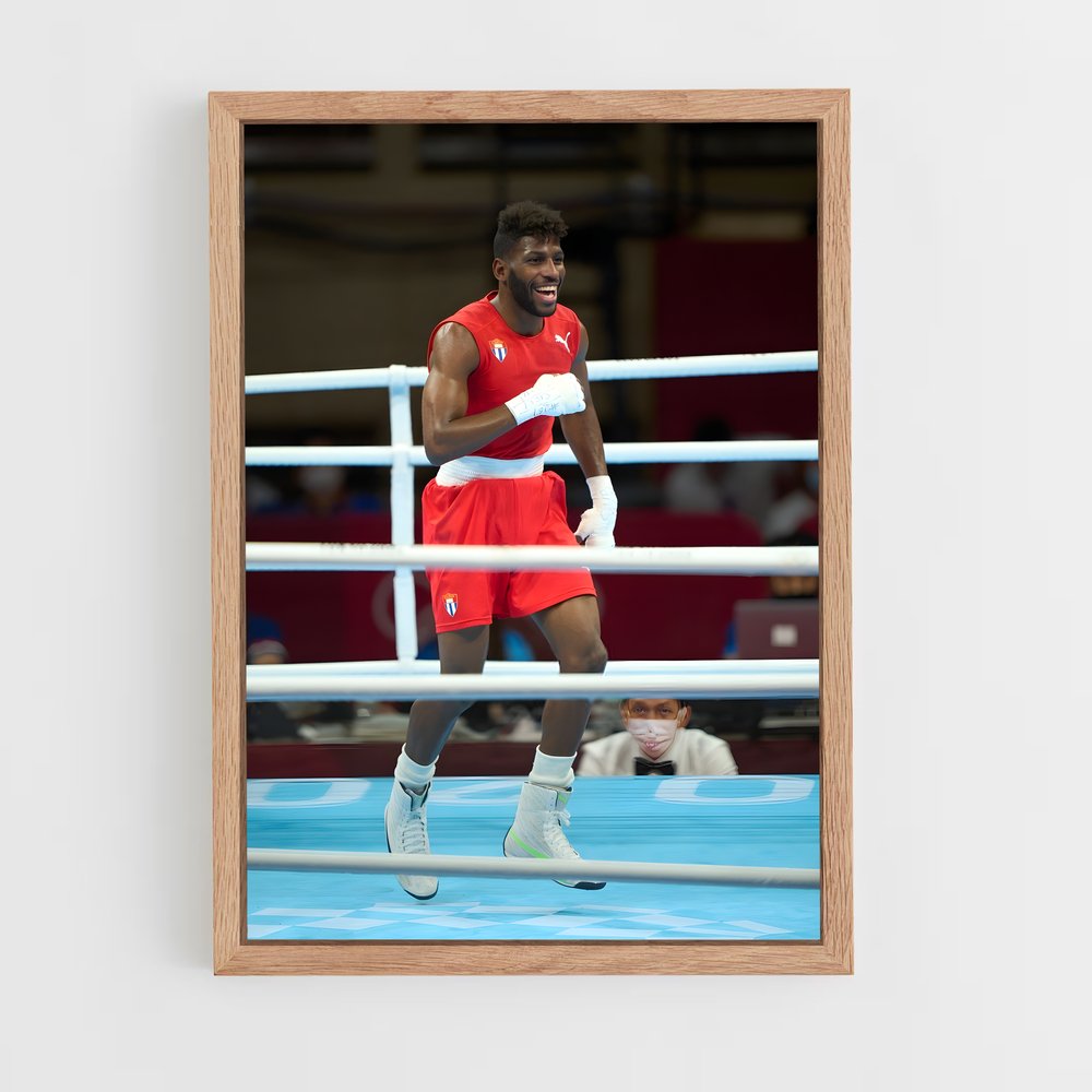 ap-olympic boxing-4 cadre Bois clair