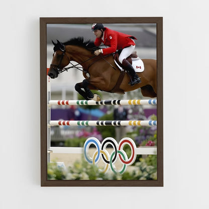 ap-olympic games equestrian-3 cadre Bois foncé