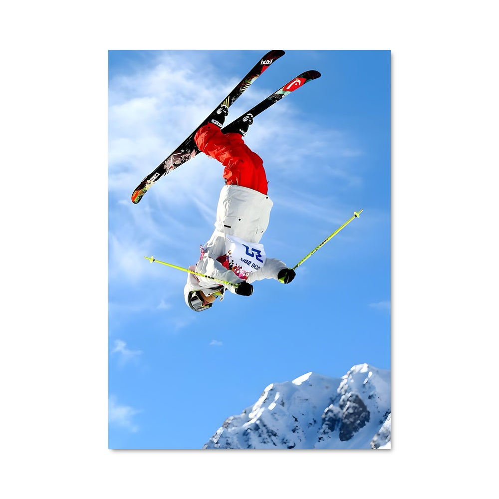 Poster Olympics alpine skiing 75694