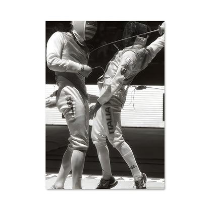 Poster Olympics fencing 67464