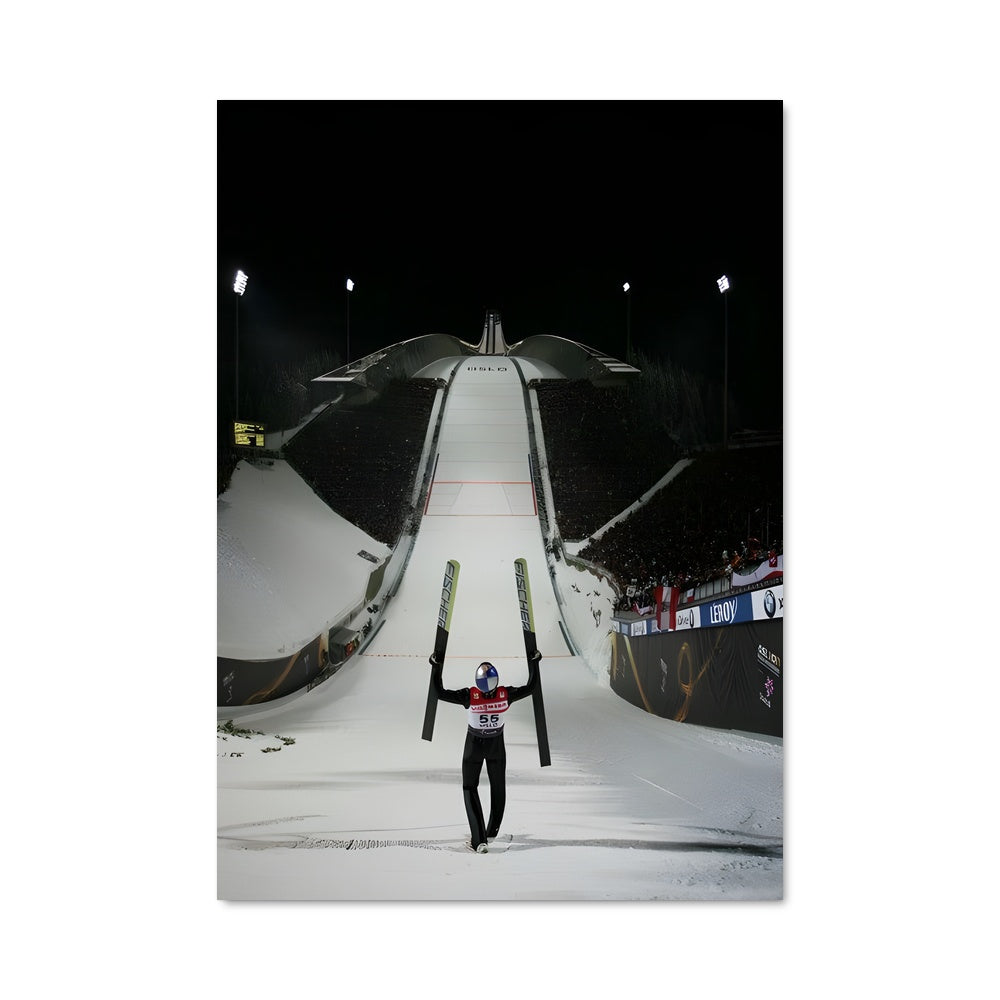 Poster Olympics ski jumping 75709