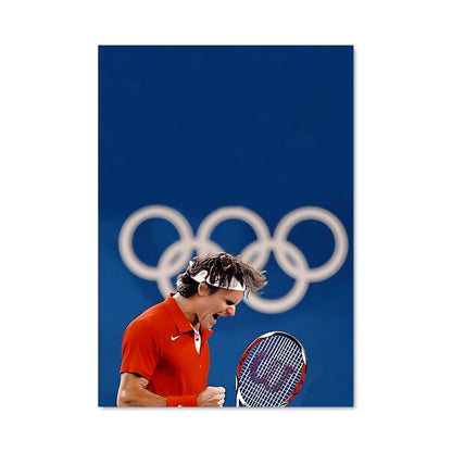 Poster Olympics tennis 68866