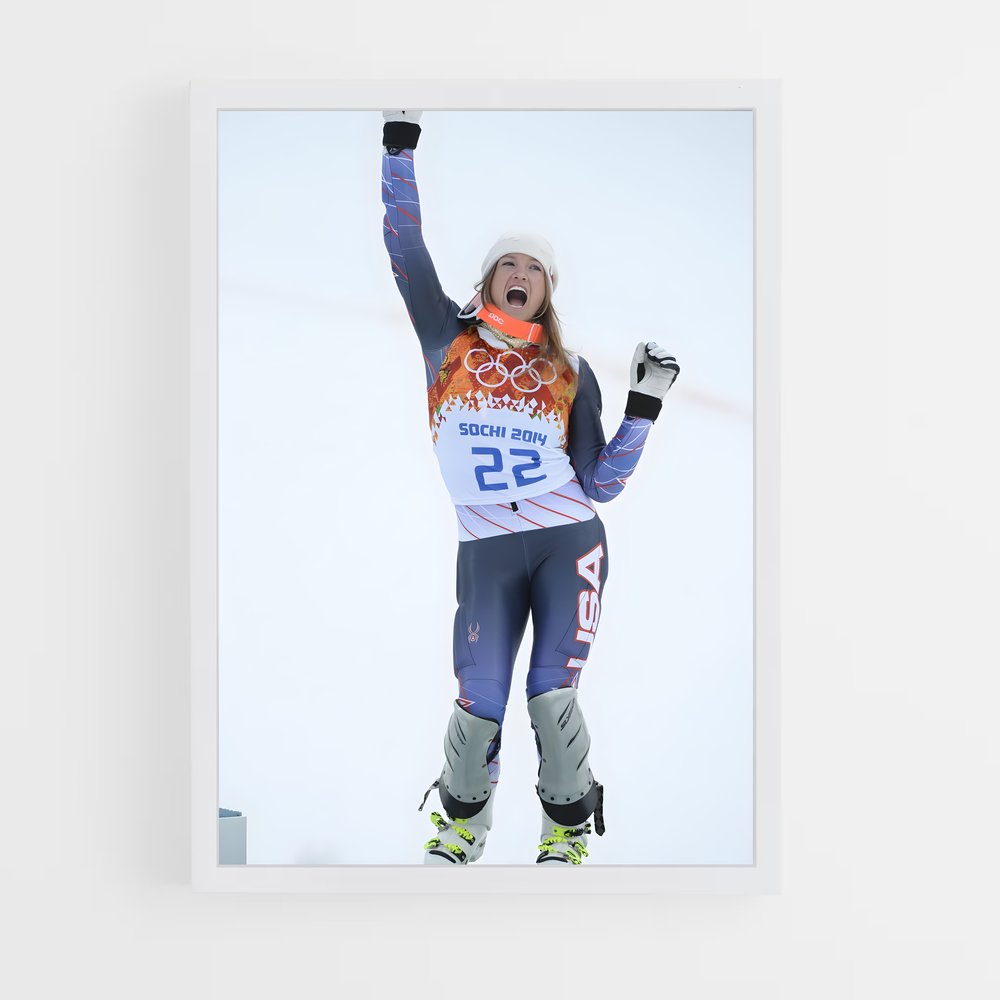 ap-olympics alpine skiing-2 cadre Blanc
