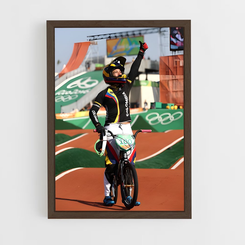 ap-olympics bmx-1 cadre Bois foncé