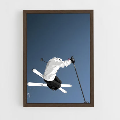 ap-olympics freestyle skiing-1 cadre Bois foncé