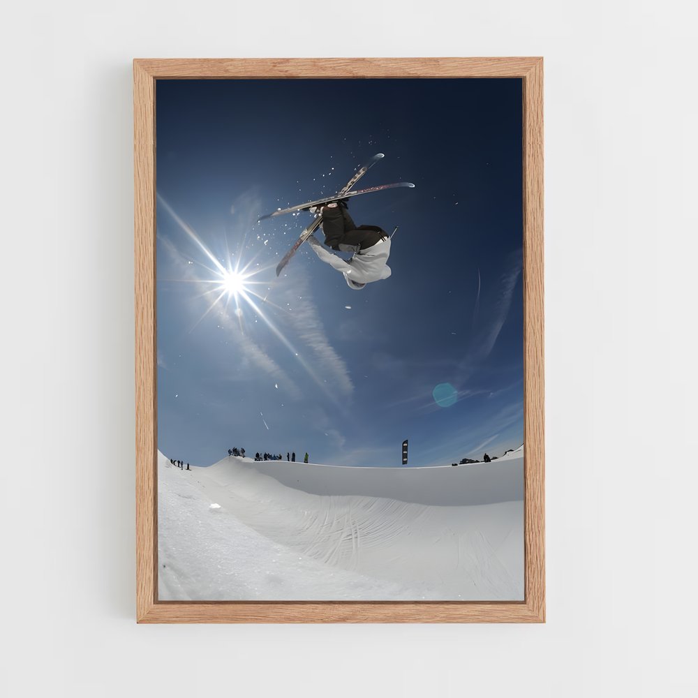 ap-olympics freestyle skiing-6 cadre Bois clair
