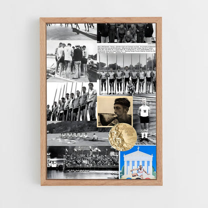 ap-olympics rowing-1 cadre Bois clair