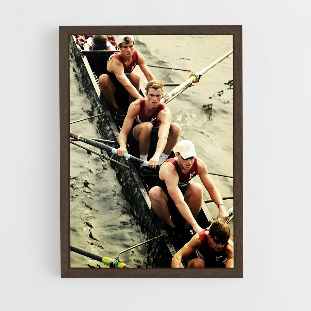 ap-olympics rowing-3 cadre Bois foncé