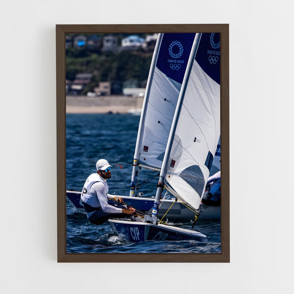 ap-olympics sailing-1 cadre Bois foncé