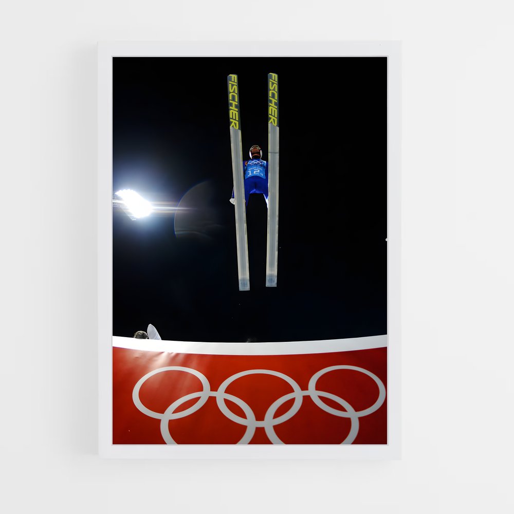 ap-olympics ski jumping-5 cadre Blanc