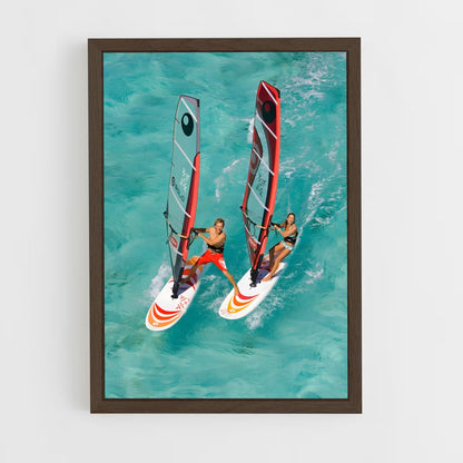 ap-olympics windsurfing-3 cadre Bois foncé