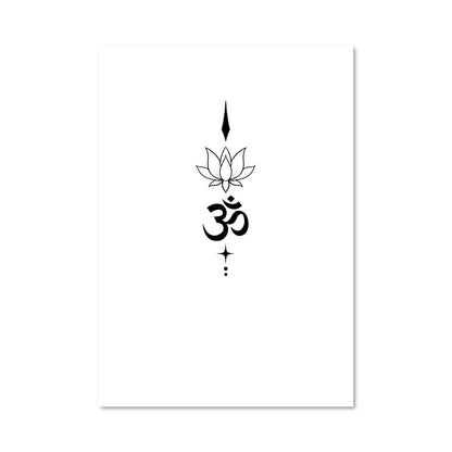 Poster Fleur de l'Om