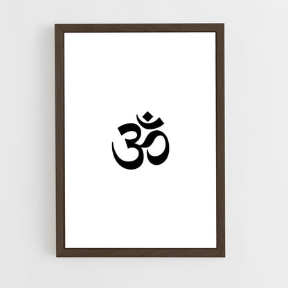 ap-om symbol-3 cadre Bois foncé