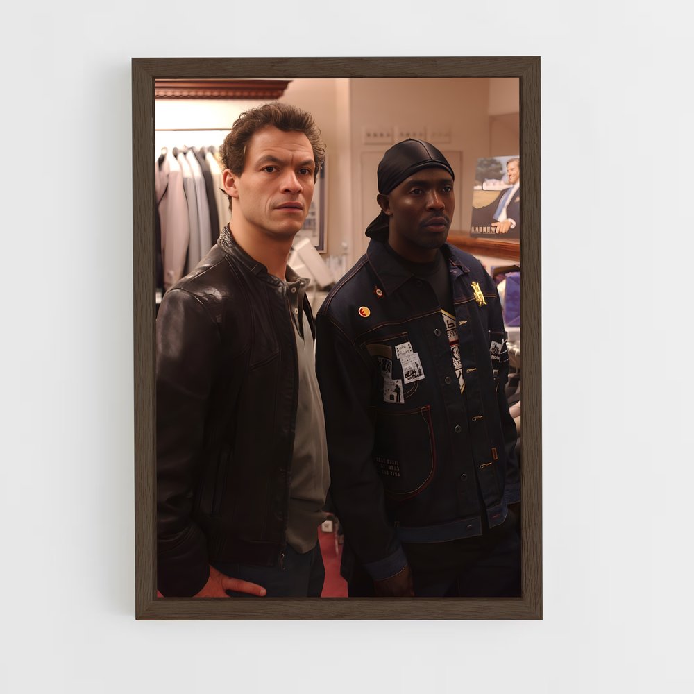 ap-omar little-1 cadre Bois foncé