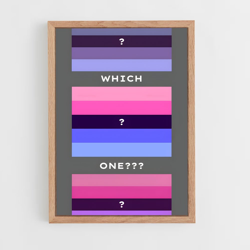 ap-omnisexual flag-2 cadre Bois clair