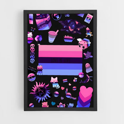 ap-omnisexual flag-3 cadre Noir