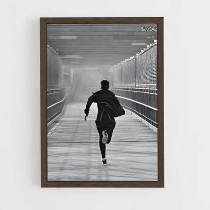 ap-on running-4 cadre Bois foncé