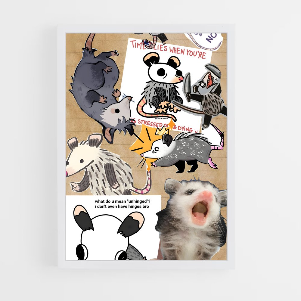 ap-opossum-4 cadre Blanc