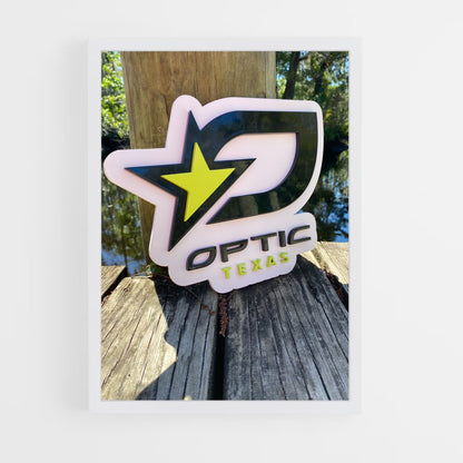 ap-optic texas-2 cadre Blanc