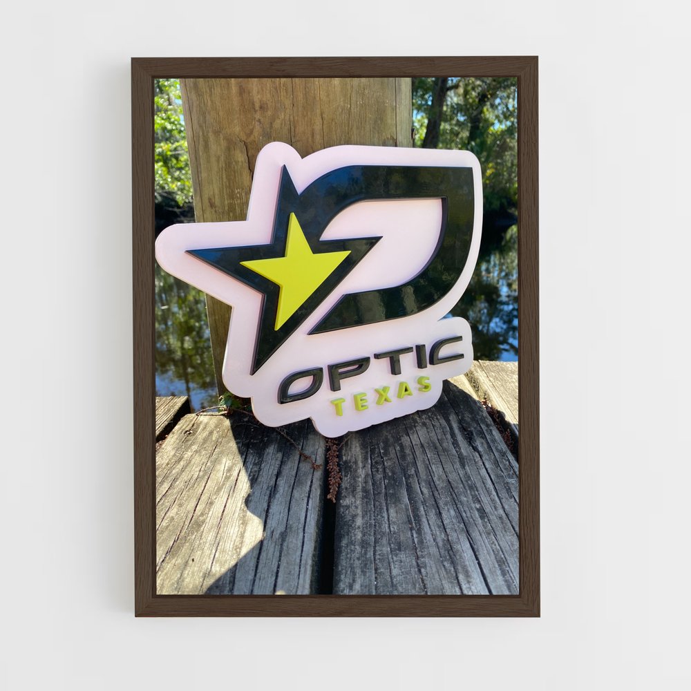 ap-optic texas-2 cadre Bois foncé