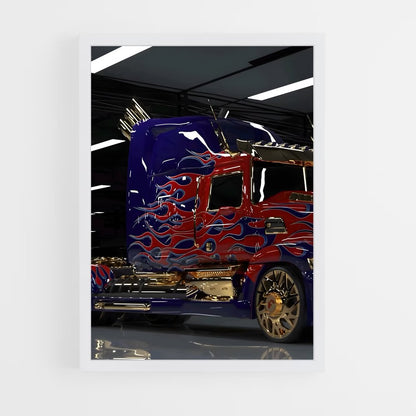 ap-optimus prime truck-1 cadre Blanc
