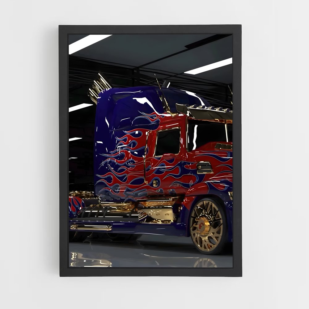 ap-optimus prime truck-1 cadre Noir