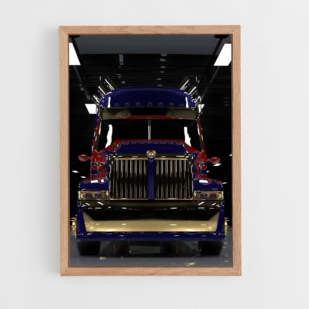 ap-optimus prime truck-2 cadre Bois clair