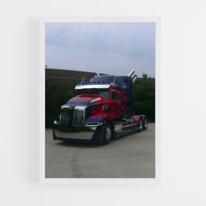 ap-optimus prime truck-5 cadre Blanc