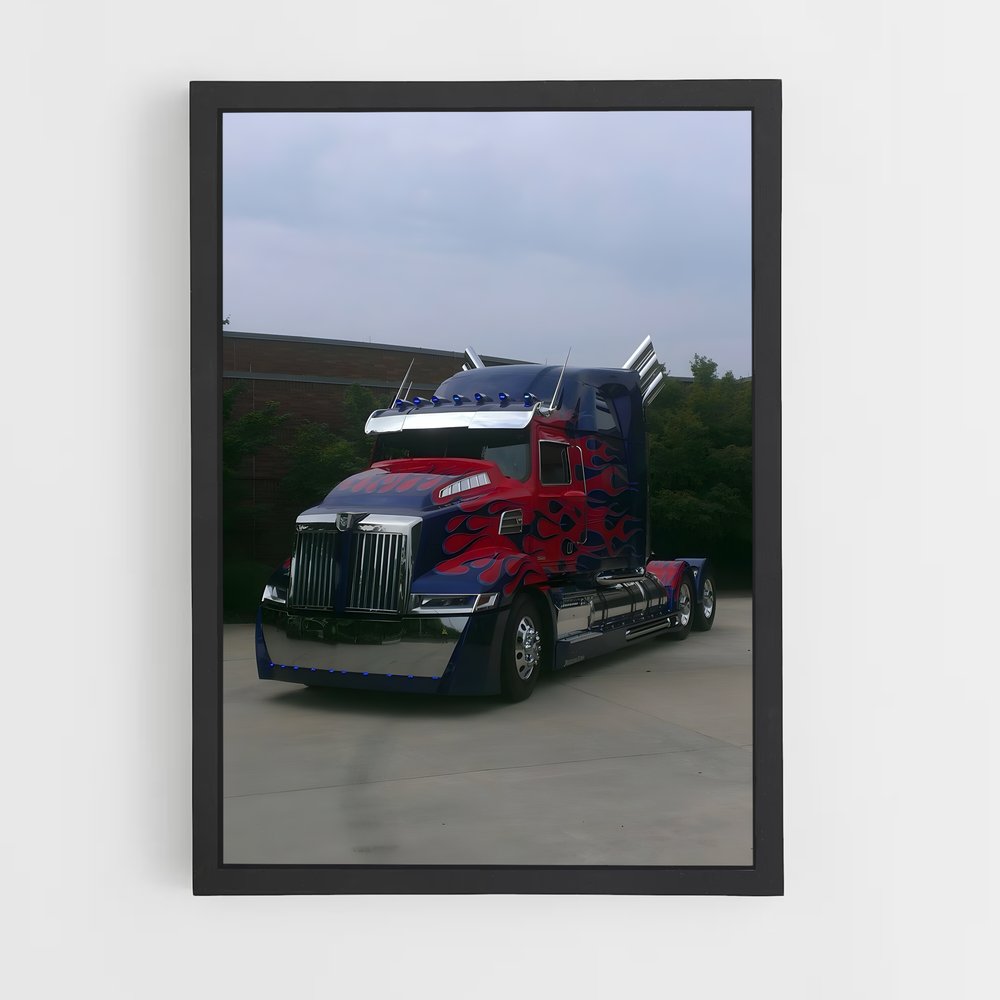 ap-optimus prime truck-5 cadre Noir