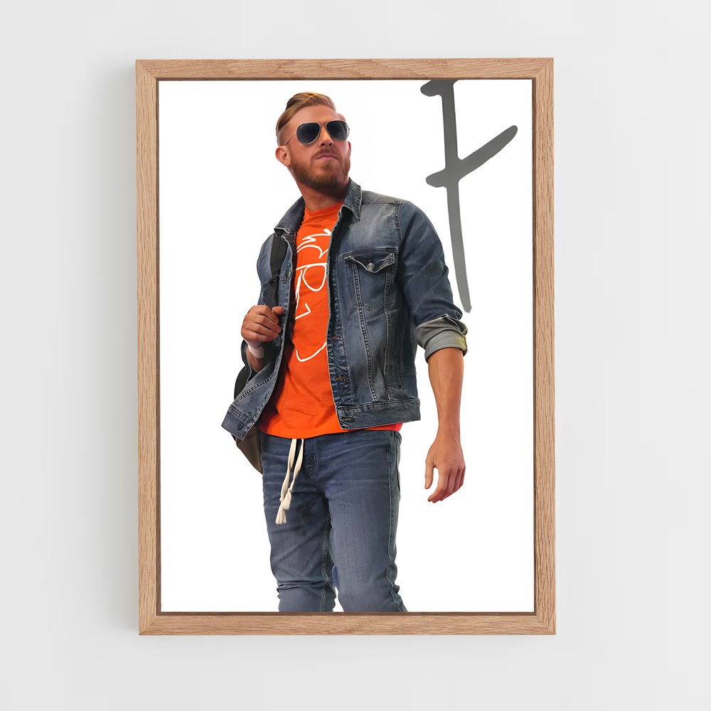 ap-orange cassidy-7 cadre Bois clair