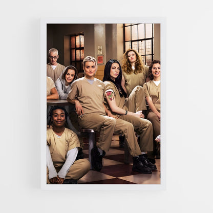ap-orange is the new black-1 cadre Blanc
