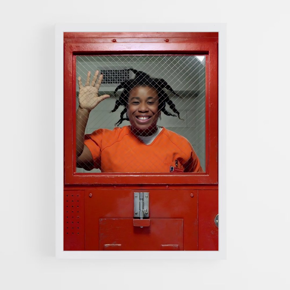 ap-orange is the new black-2 cadre Blanc