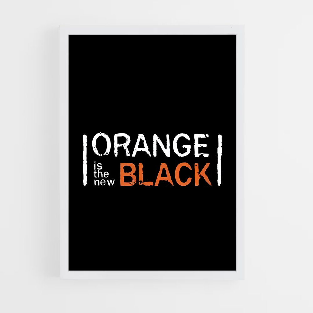 ap-orange is the new black-3 cadre Blanc