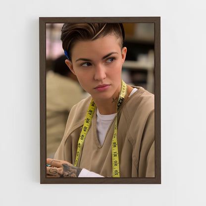 ap-orange is the new black-4 cadre Bois foncé