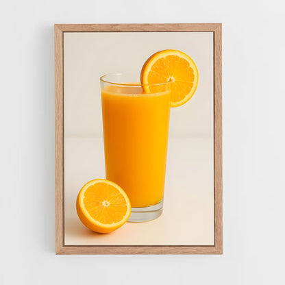 ap-orange juice-1 cadre Bois clair