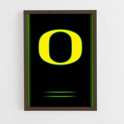 ap-oregon ducks-11 cadre Bois foncé