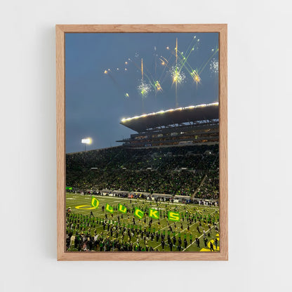 ap-oregon ducks-3 cadre Bois clair