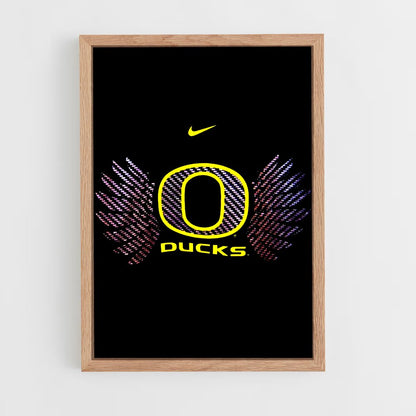 ap-oregon ducks-7 cadre Bois clair