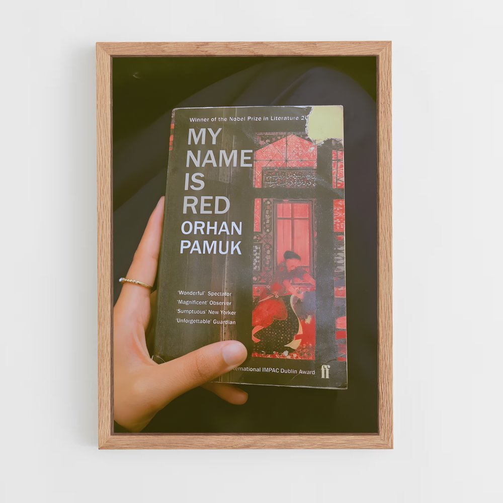 ap-orhan pamuk-7 cadre Bois clair