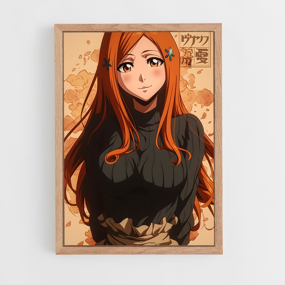 ap-orihime inoue-2 cadre Bois clair