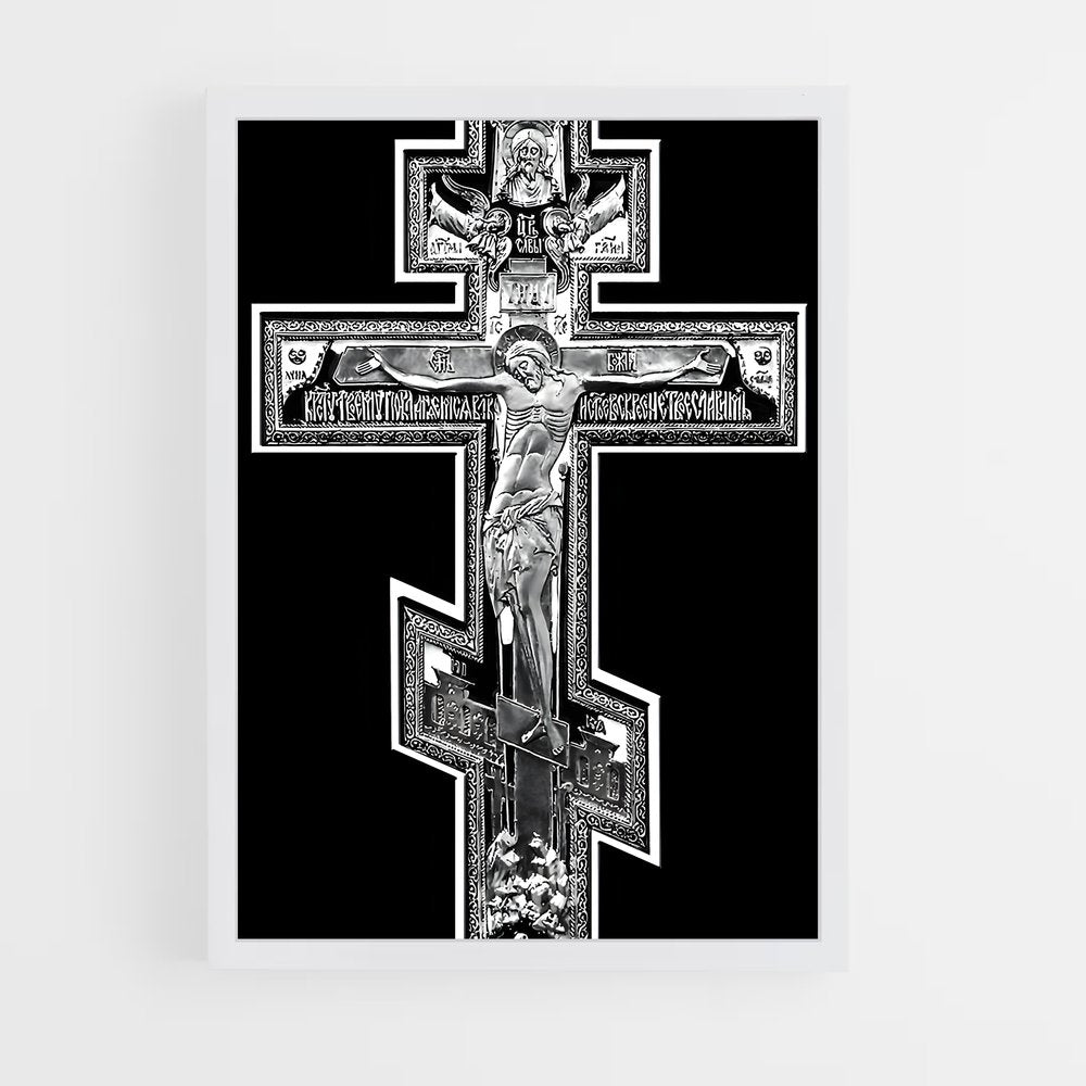 ap-orthodox cross-6 cadre Blanc
