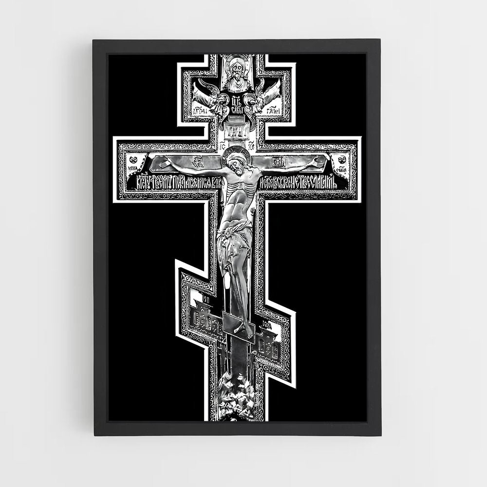 ap-orthodox cross-6 cadre Noir