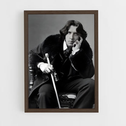 ap-oscar wilde-1 cadre Bois foncé