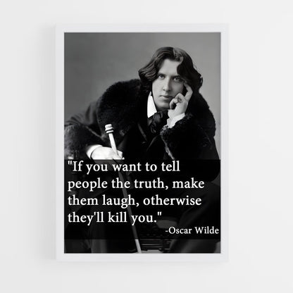 ap-oscar wilde-6 cadre Blanc